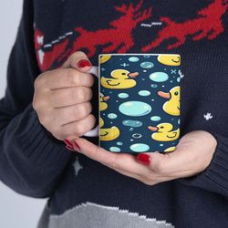 rubber ducks and bubbles ceramic mug 11oz
