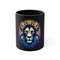 The Majestic Gradient Colored Lion Black Accent Coffee Mug, 11oz.jpg