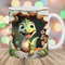 3D Green Dinosaur Hole In A Wall Mug Wrap, 11oz & 15oz Mug Template, Mug Sublimation Design, Mug Wrap Template, Instant Digital Download PNG.jpg