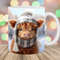 3D Highland Cow Christmas Mug Wrap, 11oz And 15oz Mug Template, Mug Sublimation Design, Mug Wrap Template, Instant Digital Download PNG.jpg