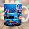 3D Sewing Machine Mug Wrap, 11oz & 15oz Mug Template, Mug Sublimation Design, Blue Butterfly Mug Wrap Template, Instant Digital Download PNG.jpg