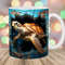3D Turtle Mug Wrap, 11oz & 15oz Mug Template, Mug Sublimation Design, Hole In A Wall Mug Wrap Template, Instant Digital Download PNG.jpg