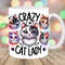 Crazy Cat Lady Mug Wrap, 11oz And 15oz Mug Template, Kitten Mug Sublimation Design, Mug Wrap Template, Instant Digital Download PNG.jpg