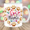 Dog Mama Mug Wrap, 11oz & 15oz Mug Template, Glitter Bones Mug Sublimation Design, Gold Paws Mug Wrap Template, Instant Digital Download PNG.jpg