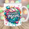 Volleyball Mom Mug Wrap, 11oz & 15oz Mug Template, Mug Sublimation Design, Colorful Hearts Mug Wrap Template, Instant Digital Download PNG.jpg