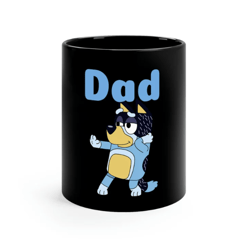 Bluey Bandit Dad Coffee Mug, Birthday Gift Mug, Gift for Her, Gift For Him, Gift for Lover