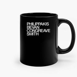Philppakis Bevan Congreave Smith Foals Ceramic Mug, Funny Coffee Mug, Birthday Gift Mug