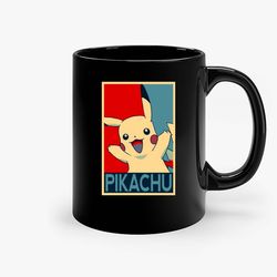 Pikachu Pokemon Character Ceramic Mug, Funny Coffee Mug, Birthday Gift Mug