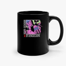 neon genesis evangelion asuka rei shinji anime ceramic mug, funny coffee mug, gift mug