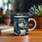 3D Grandma Snowman In Snowflakes Hole Mug Wrap Design, 3D Winter Snow Man Design, 3D Coffee Cup 11 oz 15 oz Mug Sublimation PNG Download.jpg