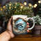 Joyful 3D Dolphin Jumping Through Wall Hole Mug Wrap Design,For Ocean Lover's-Sublimation Print PNG 11oz & 15oz Coffee Cups,Instant Download.jpg