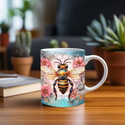 mug beautiful mysterious sky and landscape, 3d fantasy land