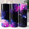 Starry Galaxy Night Sky 20oz Tumbler Design - Sublimation Tumbler Wrap - Space Theme Sublimation Tumbler Art - Celestial Dark Shiny Stars.jpg