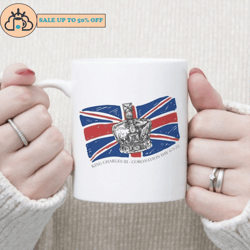 king charles iii mug and coaster coronation souvenir