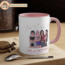 kpop blackpink coffee mug gift for fan