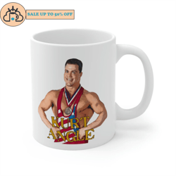 kurt angle you suck pro wrestling ceramic coffee mug