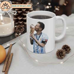 leonel messi 10 argentina champion world cup 2022 coffee mug