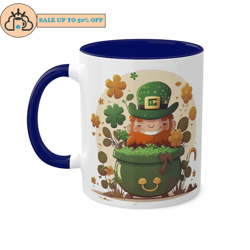 leprechaun st patricks day mug