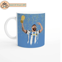 lionel messi world cup 2022 qatar printed mug