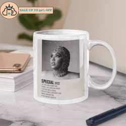 lizzo 2022 2023 full tracklist the special tour gift for lizzo fans mug