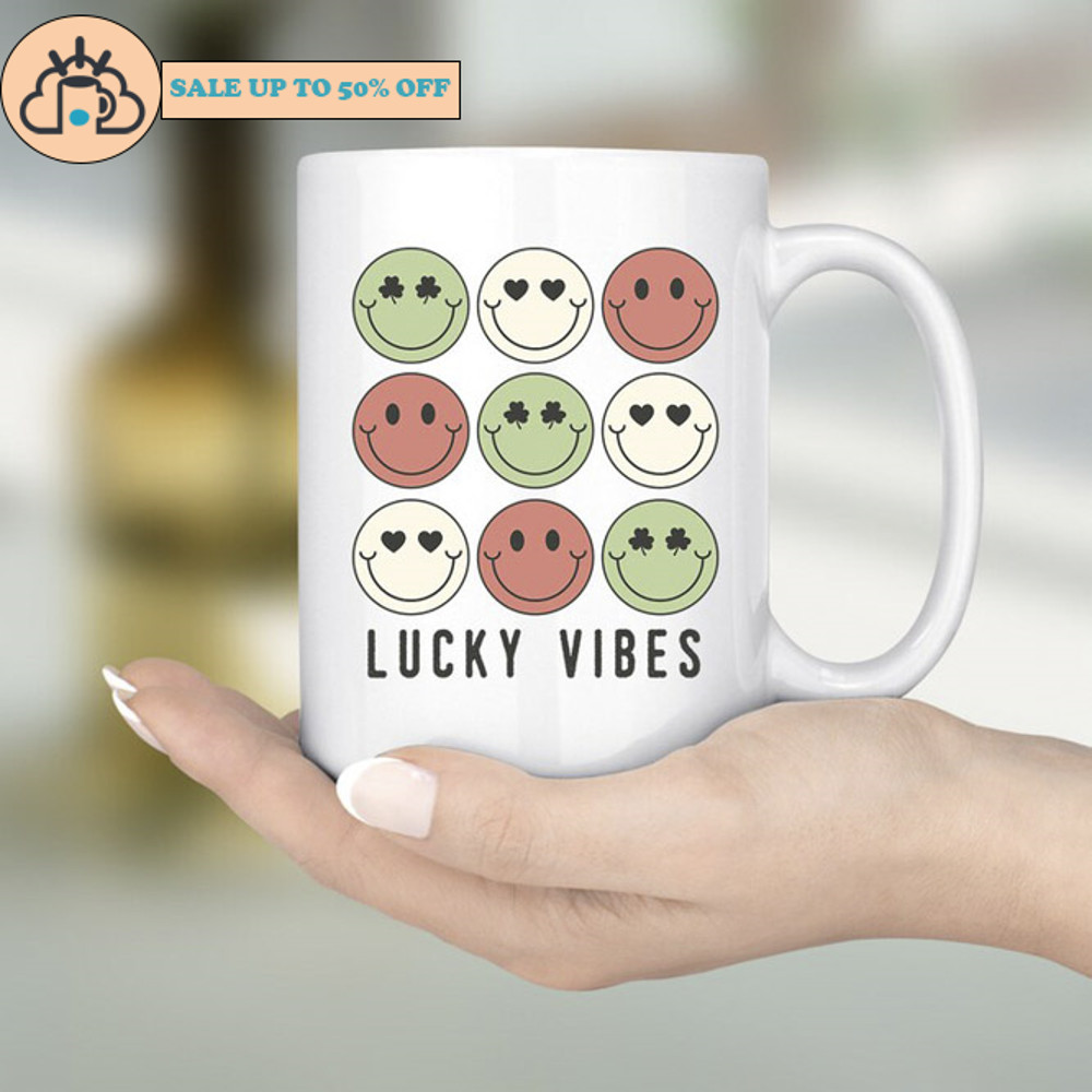 Lucky Vibes St Patricks Day Mug Saint Patricks Day Gift.jpg