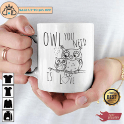 owl you need is love owl mug