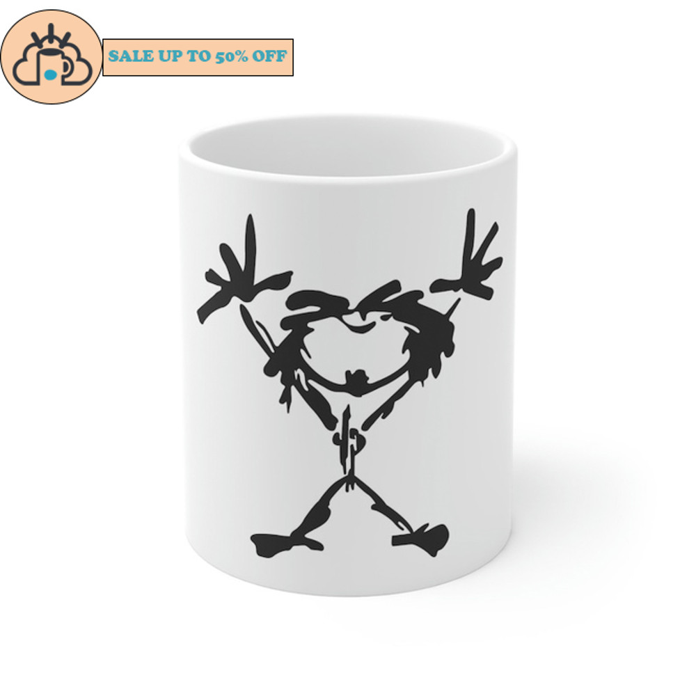 Pearl Jam Rock Band Stickman Alive White Mug.jpg