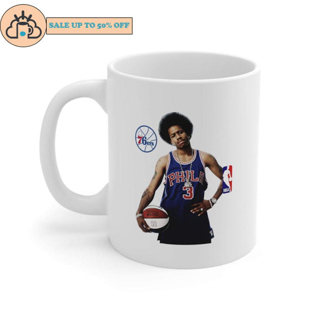 Rare! Allen Iverson Legend Coffee Mug Tea Cup.jpg