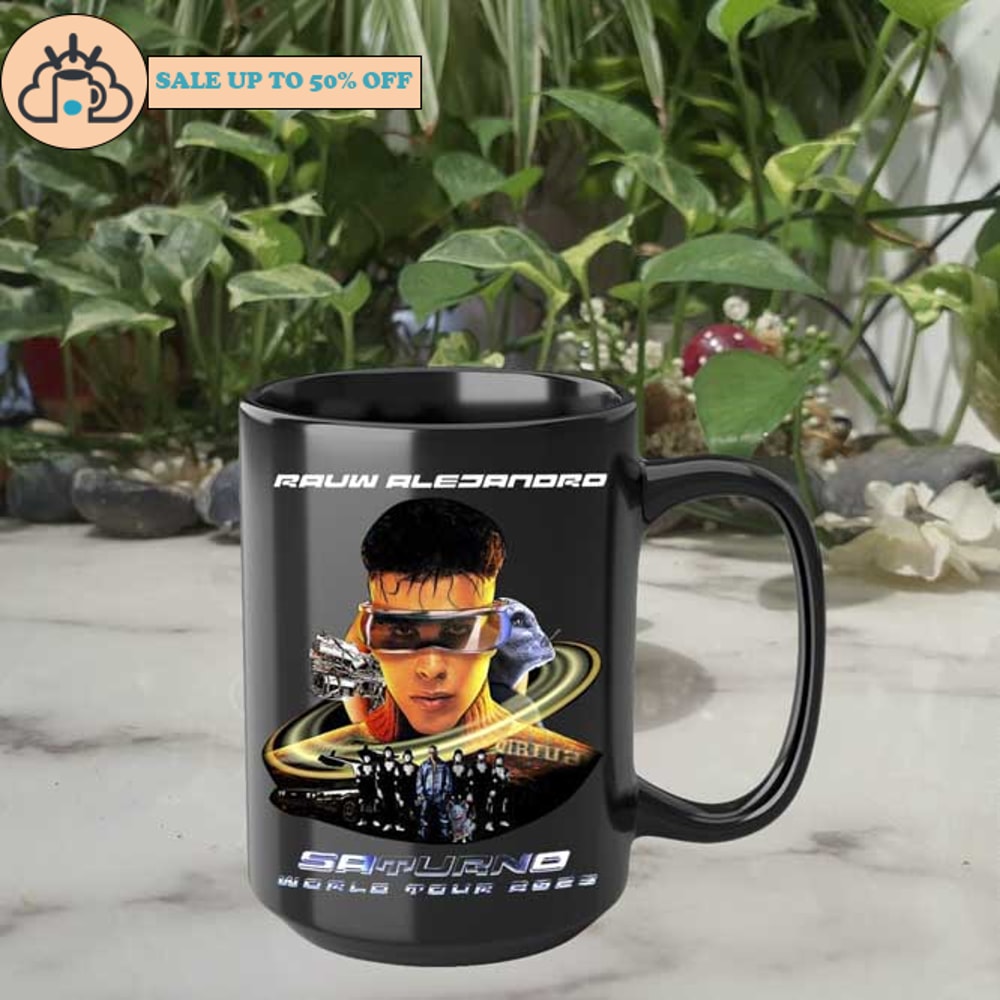 Rauw Alejandro Saturno World Tour 2023 Ceramic Coffee Mug.jpg