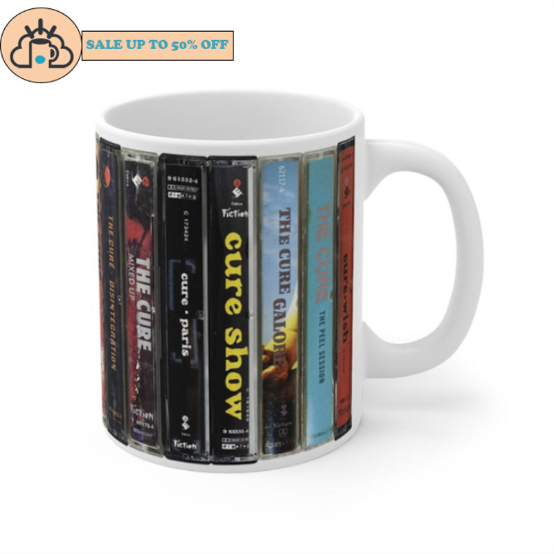 Retro The Cure Cassette Tapes Mug The Cure Coffee Cup.jpg