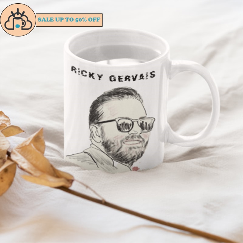 Ricky Gervais Comedian Armageddon Tour Funny Show Coffee Mug.jpg