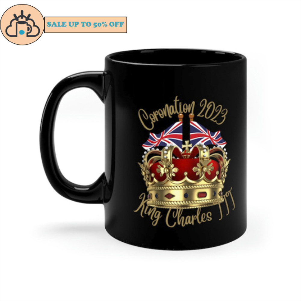 Royal Savor King Charles III Coronation Black Mug.jpg