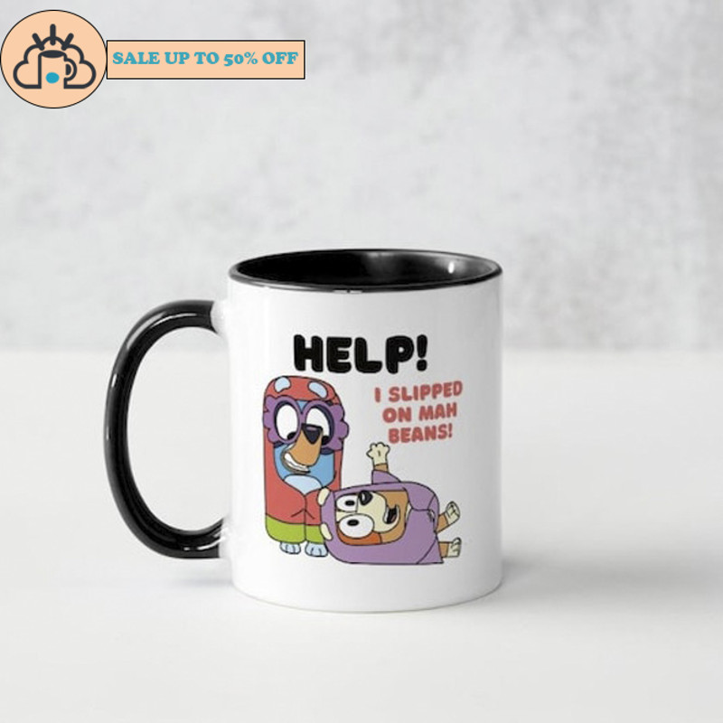 Slipped On Mah Beans Bluey Mug.jpg