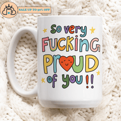 so proud of you congratulations graduation funny ceramic coffee mug