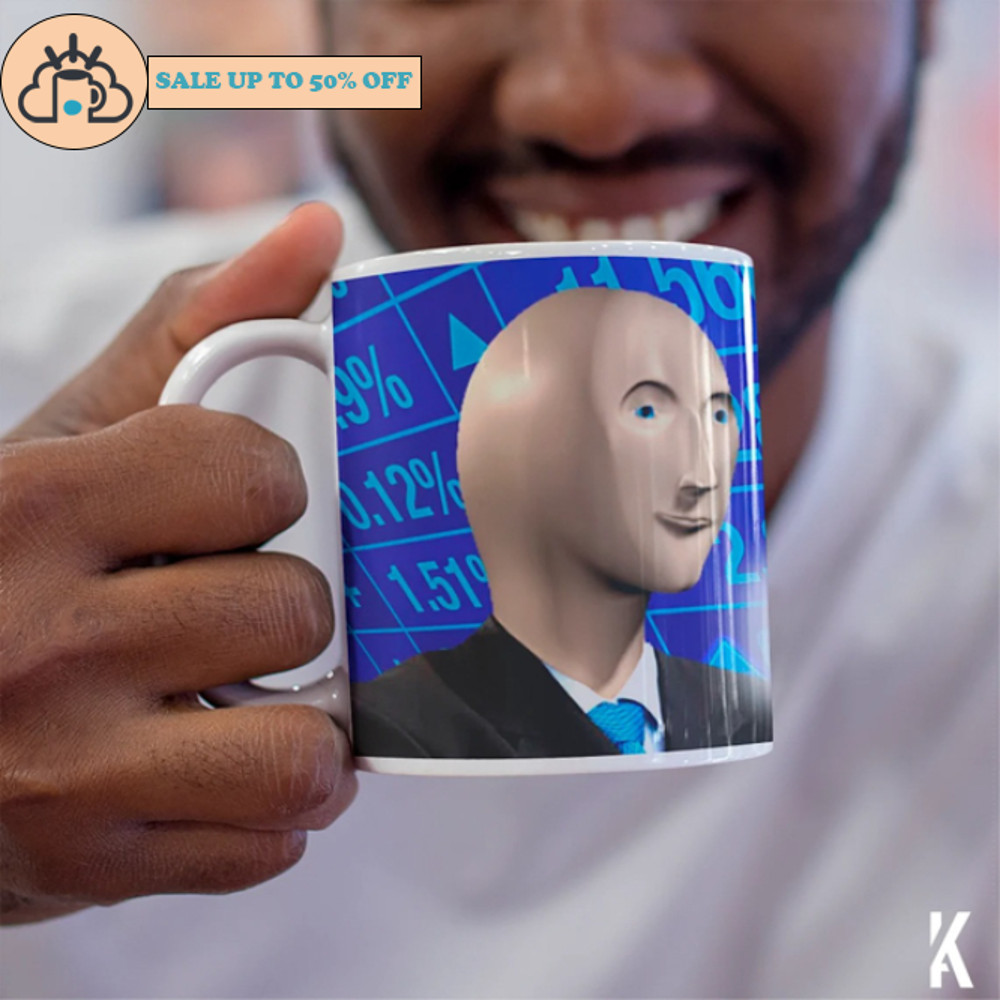 Stonks Funny Meme Funny Trader Stonks Ceramic Coffee Mug.jpg