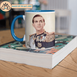 the last king of greece constantine ii ceramic coffee memorial mug