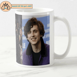timothee chalamet coffee mug gift for fan