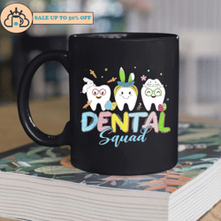 tooth bunny easter day dentist mug