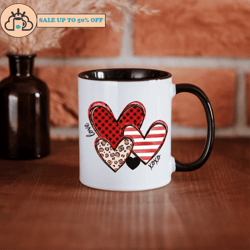 valentines day coffee valentines doodle heart mug