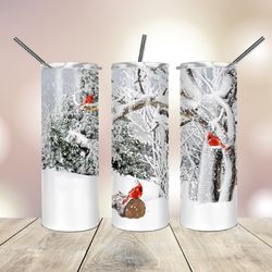 20 oz skinny tumbler  frost and snow, gift for lover, gift for her