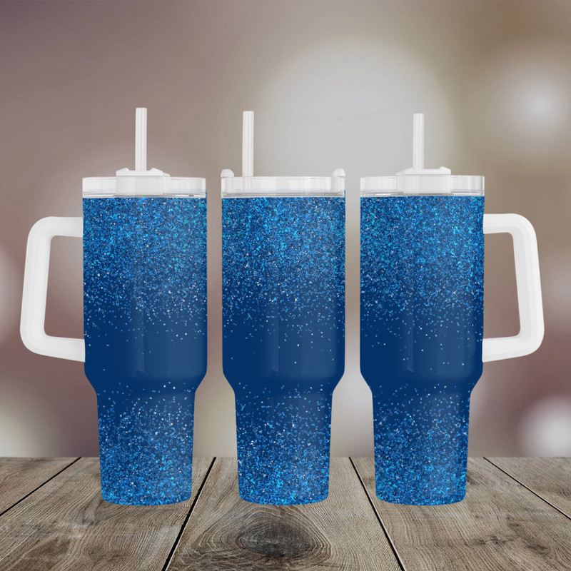 Light Blue Glitter Blue Background 40oz Tumbler Png Wrap Seamless template digital download sublimation graphics instant download Hand Draw.jpg