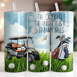 Funny Golf Tumbler, 20 oz Skinny Tumbler, Gift For Lover, Gift For Her