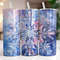 Pink Snowflake Tumbler Wrap PNG 20 oz Skinny Tumbler Sublimation Design Digital Download Instant Digital Only, Christmas Winter Tumbler Wrap.jpg