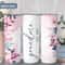 Grandma Flower Tumbler, Pink Floral Tumbler for Grandmother, Mothers Day Tumbler, Custom Tumbler with Straw, (TM-20PINK).jpg