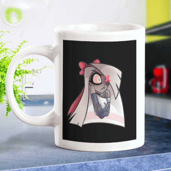 hazbin hotel mug devoted manager mug, hazbin hotel cartoon ceramic mug, cartoon character mug, gift for anime lover