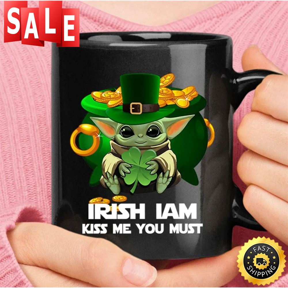 Baby Yoda Patricks Day Irish I Am Kiss Me Mug.jpg