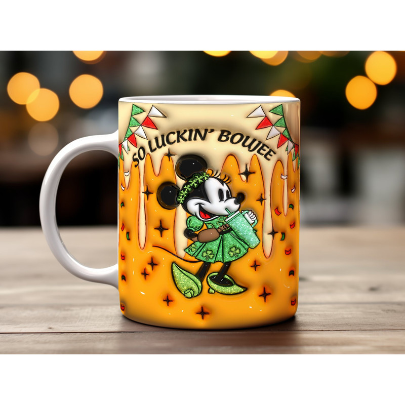 St. Patrick's Day Mickey Mouse Digital Download, Festive Mug Wrap Design PNG, Irish Celebration Graphics, Printable Cartoon Mug Decor.jpg