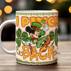 st patricks day mug, festive coffee cup, green irish holiday mug, ceramic coffee mug, funny coffee mug