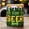 St. Patrick's Day Mug Wrap PNG, Inflated Beer Design, Digital Download, Sublimation Graphics, Shamrock Green, Festive Drink Theme, 3D Effect.jpg