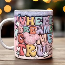 whimsical cartoon movies inspired mug, ceramic coffee mug, funny coffee mug